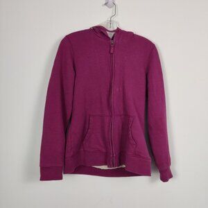 BC Clothing Women's Sherpa Lined Hoodie Sweatshirt Sz Large Shacket Heavyweight